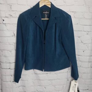 NWT Vintage Positive Attitude Dark Blue Jacket